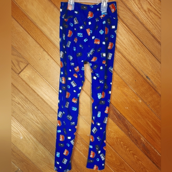 Lularoe blue retro electronics Womens leggings One size - Picture 7 of 9